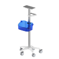 Medicina de altura médica Medicina de altura fija Mobile Móvil de ultrasonido Cartero médico con ruedas